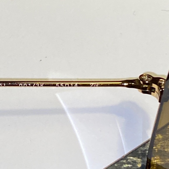 EUC!! Ray-Ban Aviator Sunglasses 55014 - Picture 12 of 15